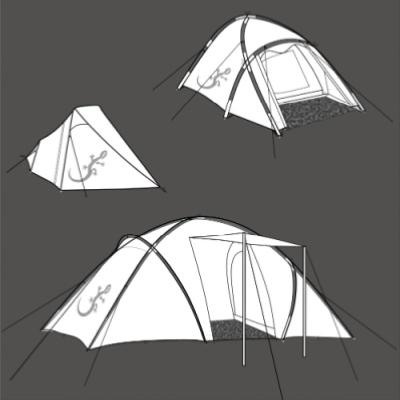 Tente 1 à 4 places - camping - dôme - randonnée - trek - familiale